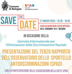 SAVE THE DATE DELLA PRESENTAZIONE DEL RAPPORTO SPAD